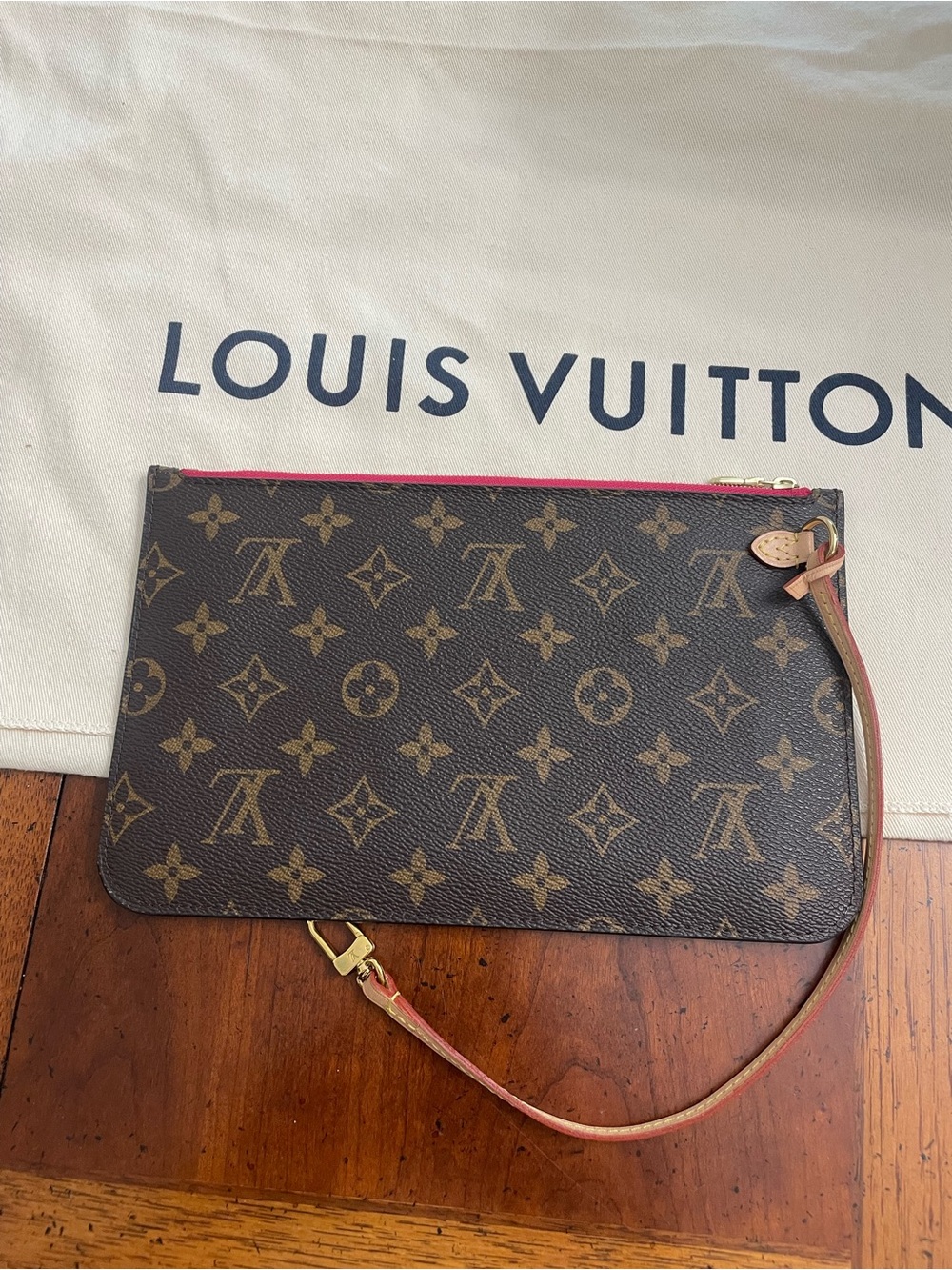 Louis Vuitton Monogram Wristlet Pouch